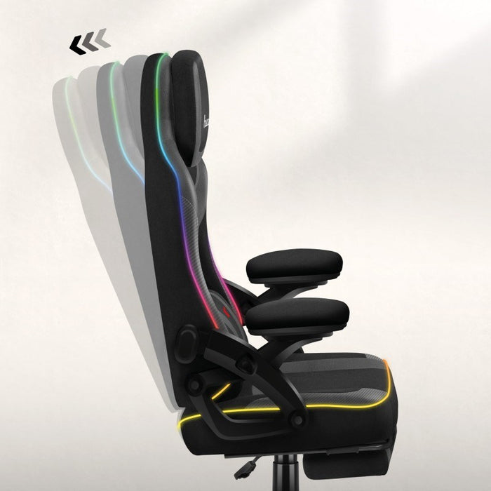 RGB Black Mesh gaming chair