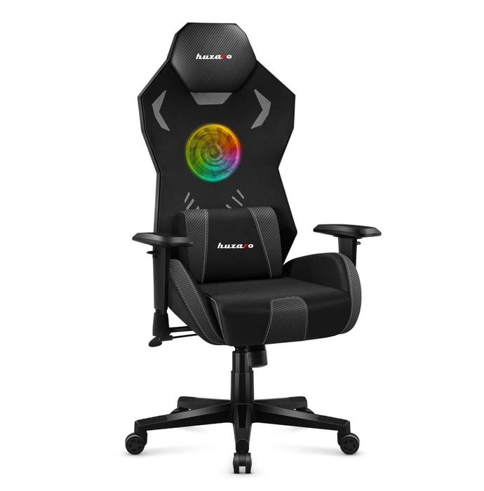 Huzaro Combat 7.6 RGB Black gaming chair with fan