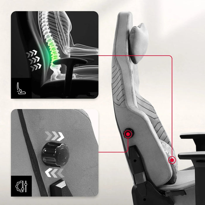 Huzaro Force 8.1 Grey Gaming Chair