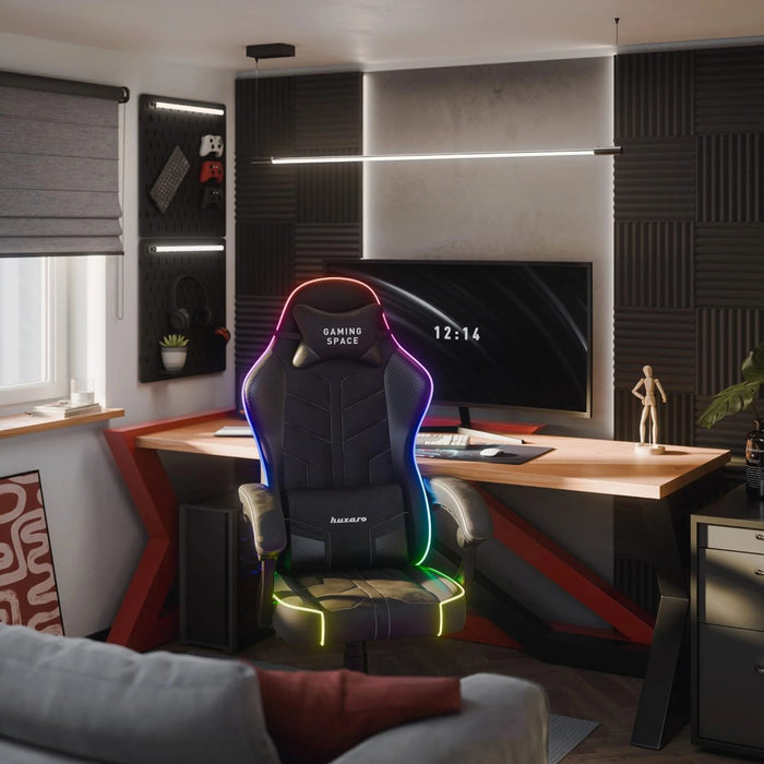 Huzaro Force 2.7 RGB Black Gaming Chair