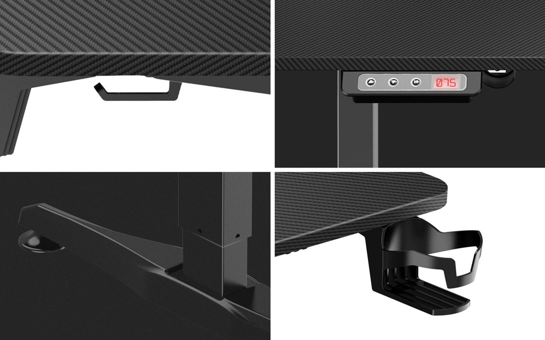 GAMING DESK HUZARO HERO 8.5 BLACK
