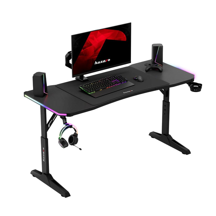 Huzaro Hero 3.6 RGB Black gaming desk