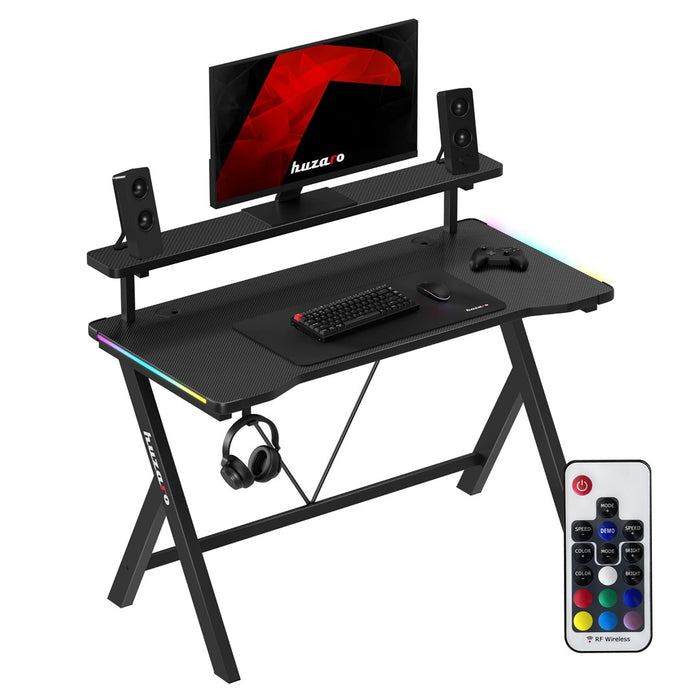 Huzaro Hero 1.9 RGB Gaming Desk Black