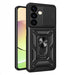 Hybrid Armor Camshield armored case for Samsung Galaxy A35 with camera cover - black - Cell phone cases