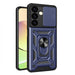 Hybrid Armor Camshield armored case for Samsung Galaxy S24+ with camera cover - blue - Cell phone cases