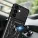 Hybrid Armor Camshield armored case for Samsung Galaxy S24+ with camera cover - black - Cell phone cases