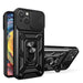 Hybrid Armor Camshield case for iPhone 14 armored case with camera cover black - Cell phone cases and covers<<<HurtelXML
