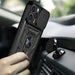 Hybrid Armor Camshield case for iPhone 14 Pro armored case with camera cover black - Cell phone cases