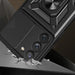 Hybrid Armor Camshield case for Samsung Galaxy A34 5G armored case with camera cover black - Cell phone cases