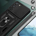 Hybrid Armor Camshield case for Samsung Galaxy S23 armored case with camera cover blue - Cell phone cases