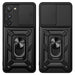 Hybrid Armor Camshield case for Samsung Galaxy S23 armored case with camera cover blue - Cell phone cases