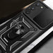 Hybrid Armor Camshield case for Samsung Galaxy S23 armored case with camera cover blue - Cell phone cases