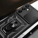 Hybrid Armor Camshield with Stand and Camera Cover for Samsung Galaxy A26 - Black - Cell phone cases