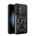 Hybrid Armor Camshield with Stand and Camera Cover for Samsung Galaxy A26 - Black - Cell phone cases