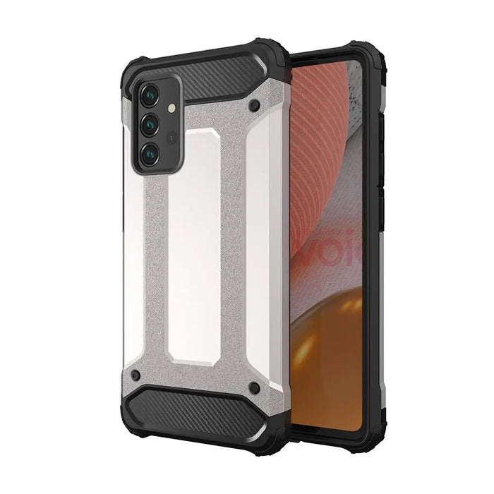 Hybrid Armor Case for Samsung Galaxy A56 - Silver - Cell phone cases and covers<<<HurtelXML