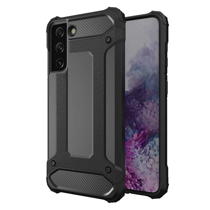 Hybrid Armor case for Samsung Galaxy S23 Ultra armored hybrid cover black - Cell phone cases and covers<<<HurtelXML