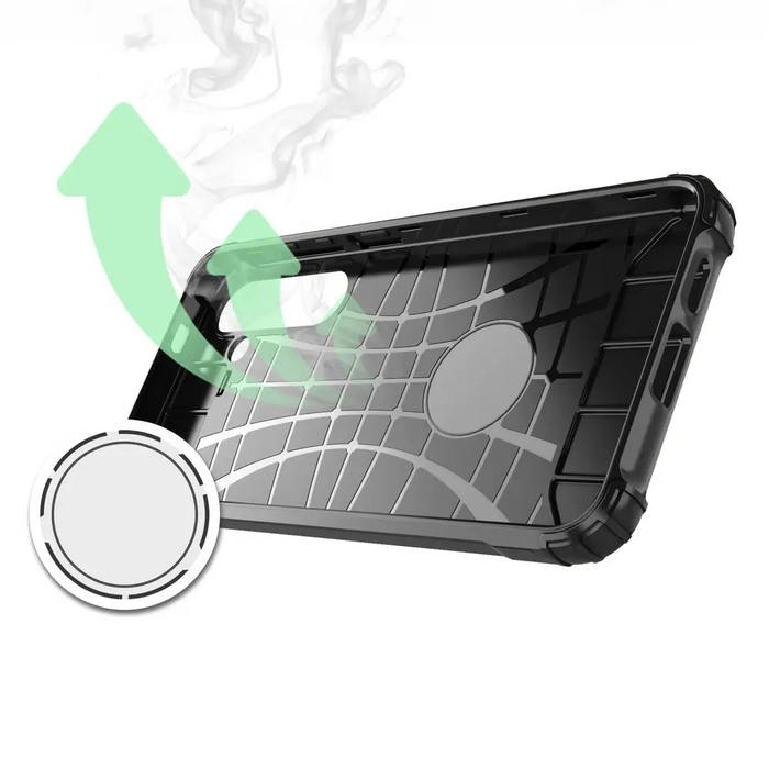 Hybrid Armor case for Samsung Galaxy S24+ armored - black - Cell phone cases and covers<<<HurtelXML