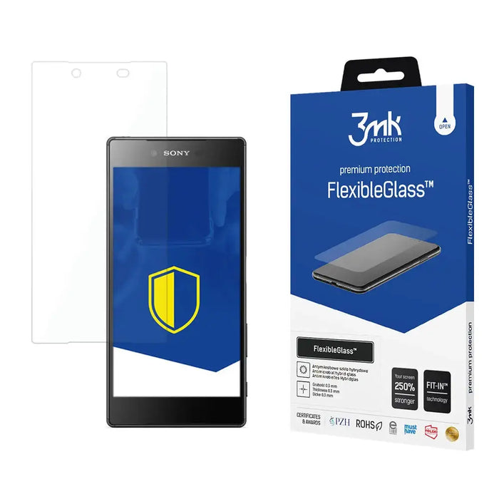 Hybrid glass 3mk FlexibleGlass™ for Sony Xperia Z5 Premium - Cell phone tempered glass<<<HurtelXML