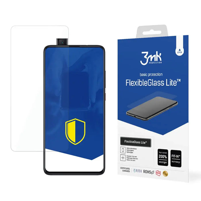 Hybrid glass 3mk FlexibleGlass Lite™ for Xiaomi Mi 9T Pro - Cell phone tempered glass<<<HurtelXML