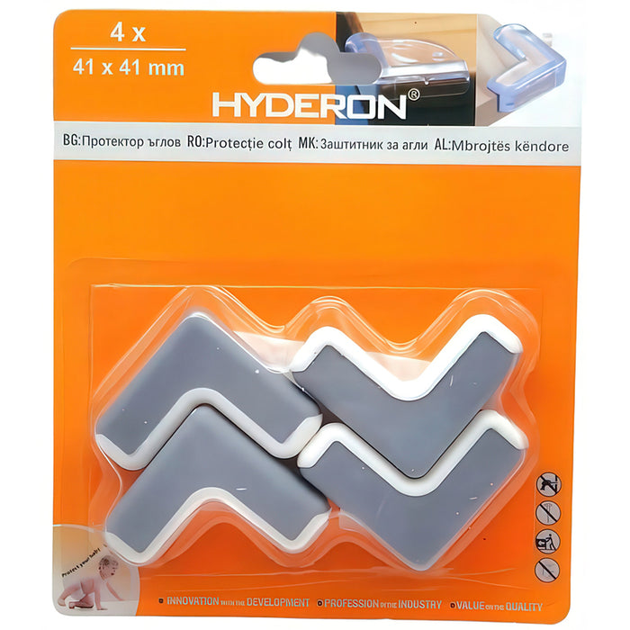 CORNER PROTECTOR HBS-412 41 MM GREY 4 PCS HYDERON
