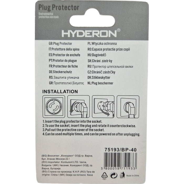SAFETY PLUG FOR CONTACT BP-40 6 PCS HYDERON