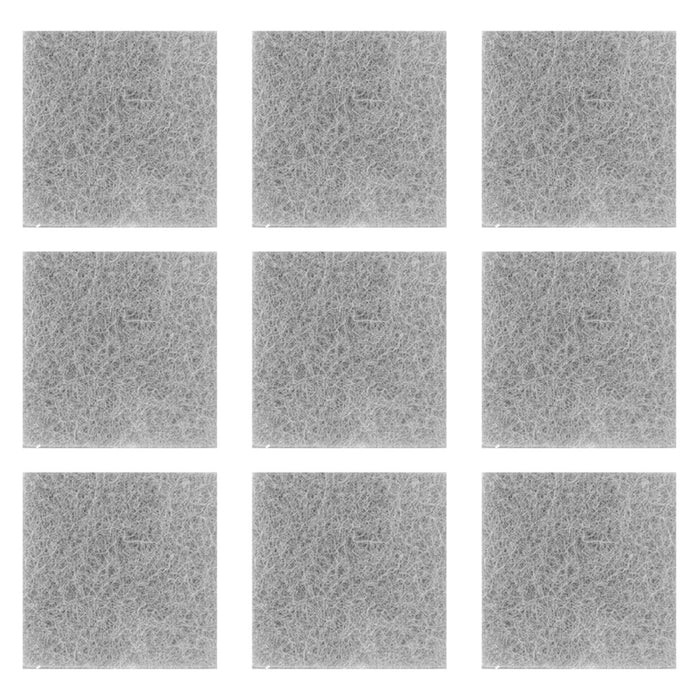 SQUARE FELT PAD IN BLISTER 9PCS. HYDERON PFS-25B