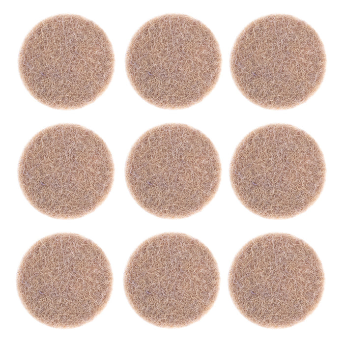 FELT ROUND PAD IN BLISTER 9PCS. HYDERON PFK-28B