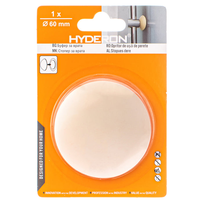 DOOR BUFFER BEIGE 60 MM 1 PIECE HYDERON HBO-602