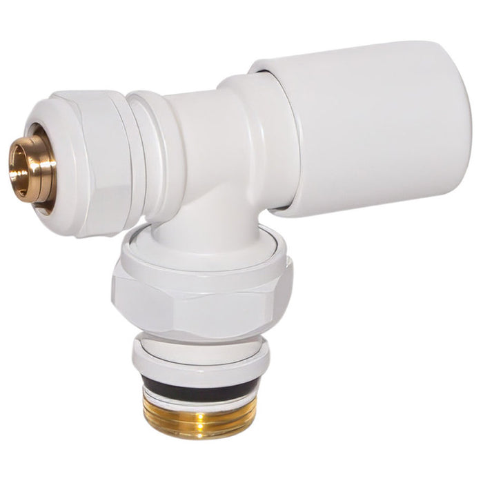 RADIATOR FAUCET LUXURY HYDRO TERM WHITE MAT