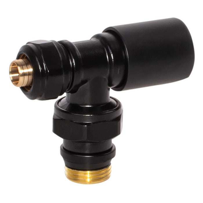 RADIATOR FAUCET LUXURY HYDRO TERM BLACK MAT