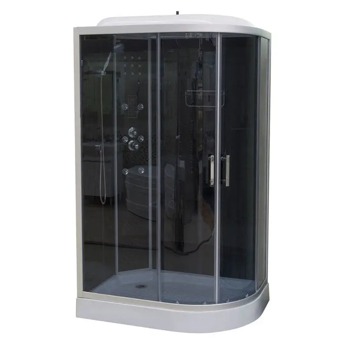 HYDROMASSAGE SHOWER CABIN 120X80 INTER CERAMIC 876L - Хидромасажни парни и сауна кабини<<<Душкабини и