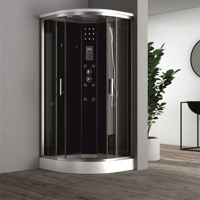 HYDROMASSAGE SHOWER CABIN 90X90 INTER CERAMIC 998 NEW EASY - Хидромасажни парни и сауна кабини<<<Душкабини и