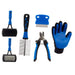 Hygiene set Mascow Blue Polyester Cloth TPR Pets (8 Units) - Домашни Животни<<<Дом Градина<<<BigBuy&&&Здраве и