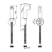 HYGIENIC SHOWER SET IDEALSTANDARD IDEALSPRAY - Душ комплекти<<<Смесители и душове<<<Баня<<<Praktiker&&&Душ