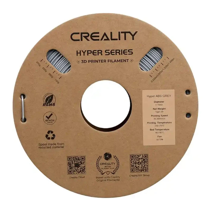 Hyper ABS Filament Creality (Grey) - Filaments<<<3D Printing<<<Creative Technologies<<<InnproXML