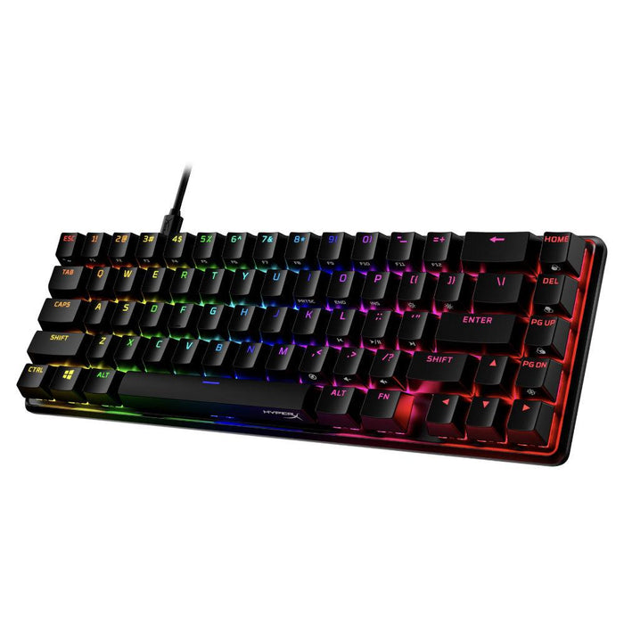 HyperX Alloy Origins 65 Gaming Mechanical Keyboard HyperX Aqua Switches Black - Геймърски клавиатури<<<Геймърска