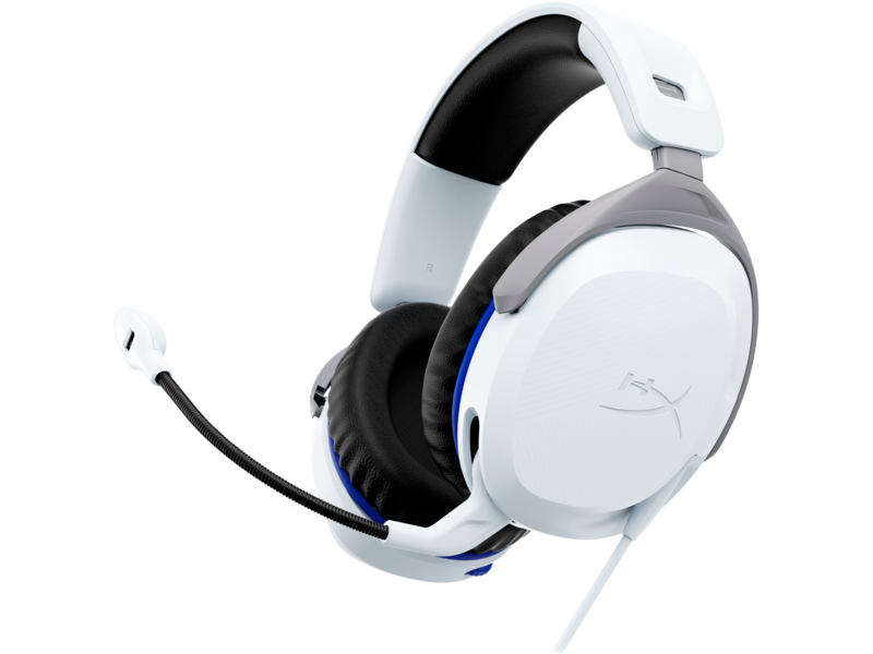 HyperX Cloud Stinger Gaming Headset for PS5/PS4 3.5mm Jack with Microphone White - Геймърски слушалки<<<Геймърска
