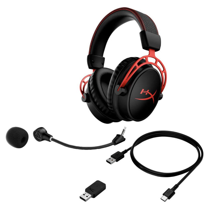 HyperX Cloud Alpha Wireless Gaming Headset, Black/Red