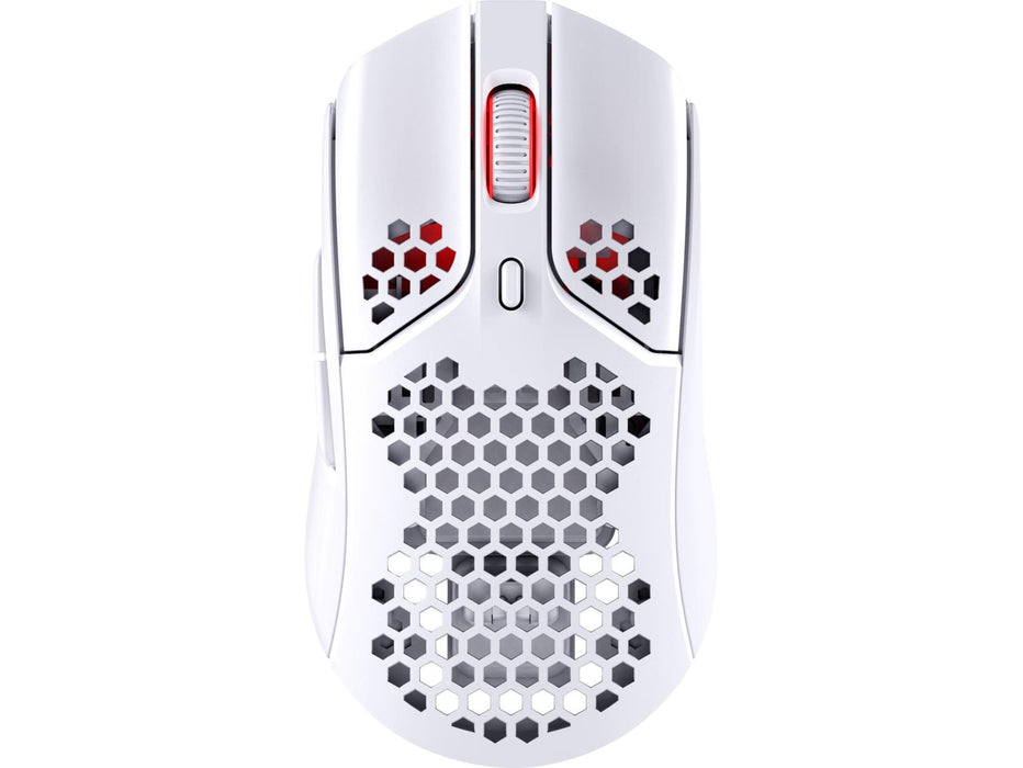Гейминг мишка HyperX - Pulsefire Haste, оптична, безжична, бяла