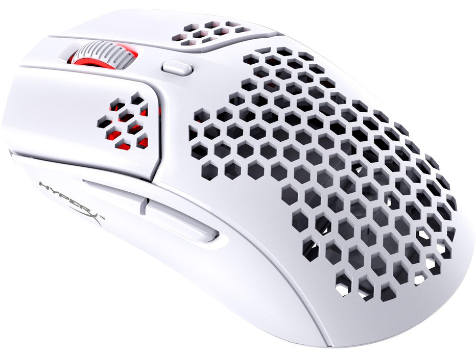 Гейминг мишка HyperX - Pulsefire Haste, оптична, безжична, бяла