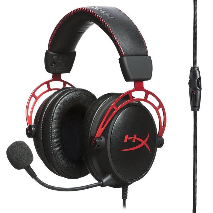 HyperX Cloud Alpha Gaming Headset, Black/Red