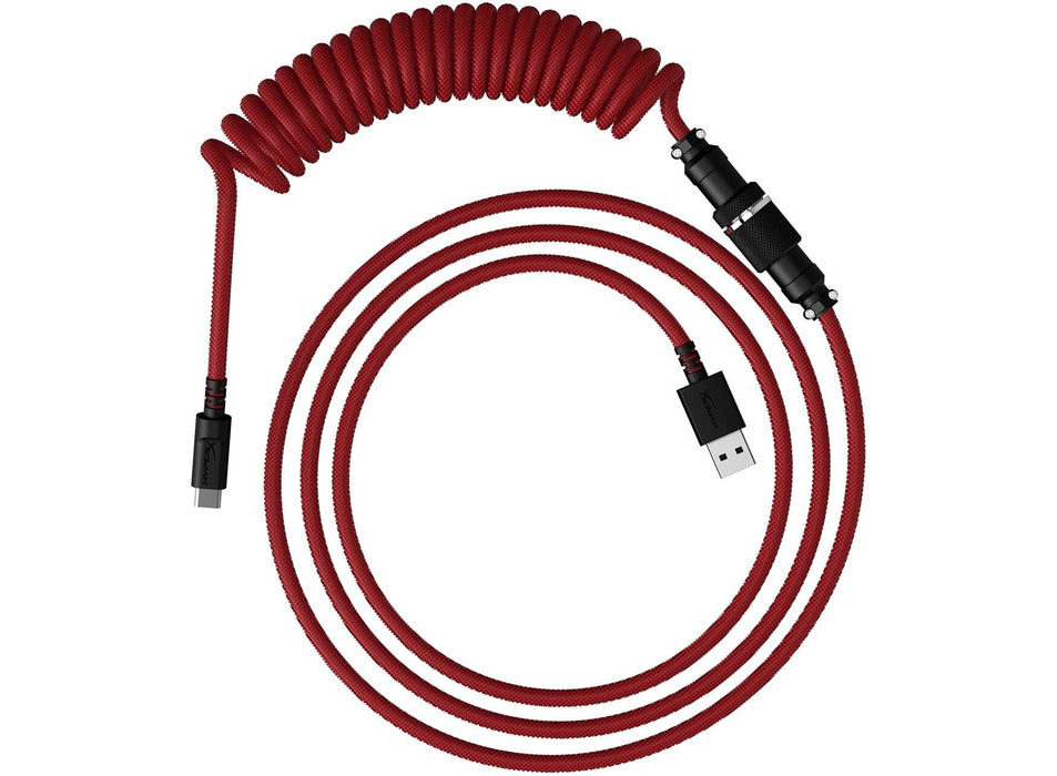 Keyboard cable HyperX Coiled Cable USB-C Red-Black