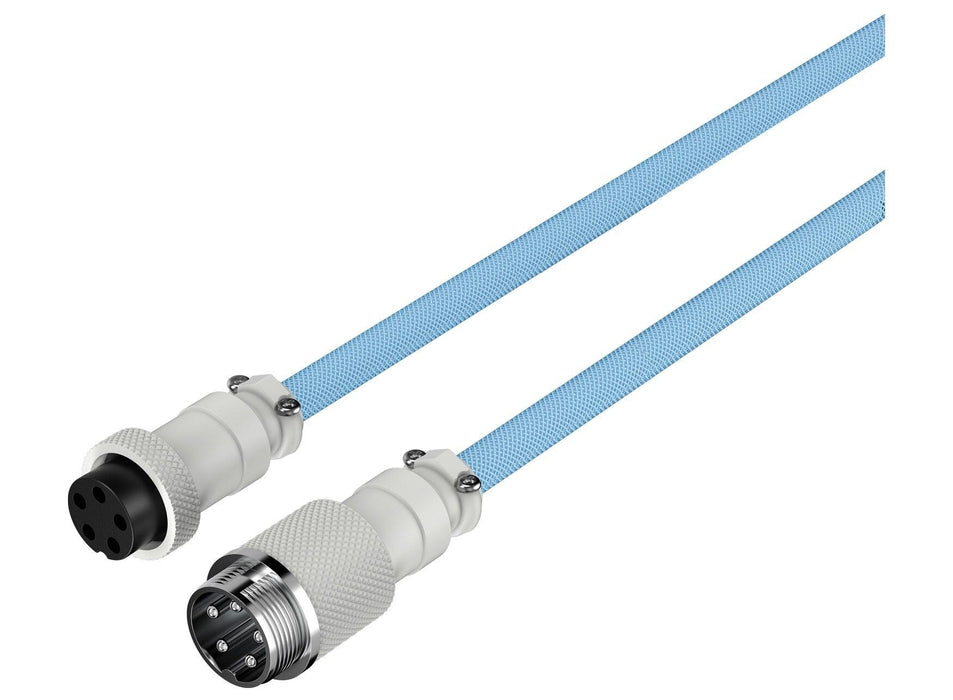 Keyboard cable HyperX Coiled Cable USB-C Light Blue-White