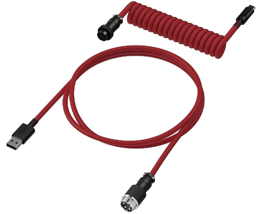 Keyboard cable HyperX Coiled Cable USB-C Red-Black