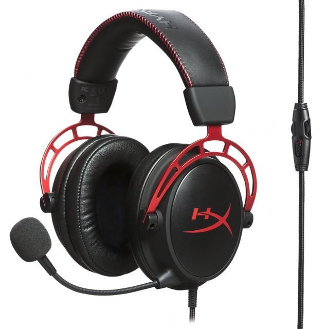 HyperX Cloud Alpha Gaming Headset, Black/Red