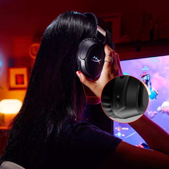 Headphones HYPERX CLOUD FLIGHT 2 BLACK B5VC4AA Customizable RGB