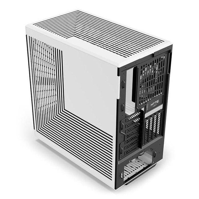 HYTE Y40 Tempered Glass Case, Mid-Tower, White and Black