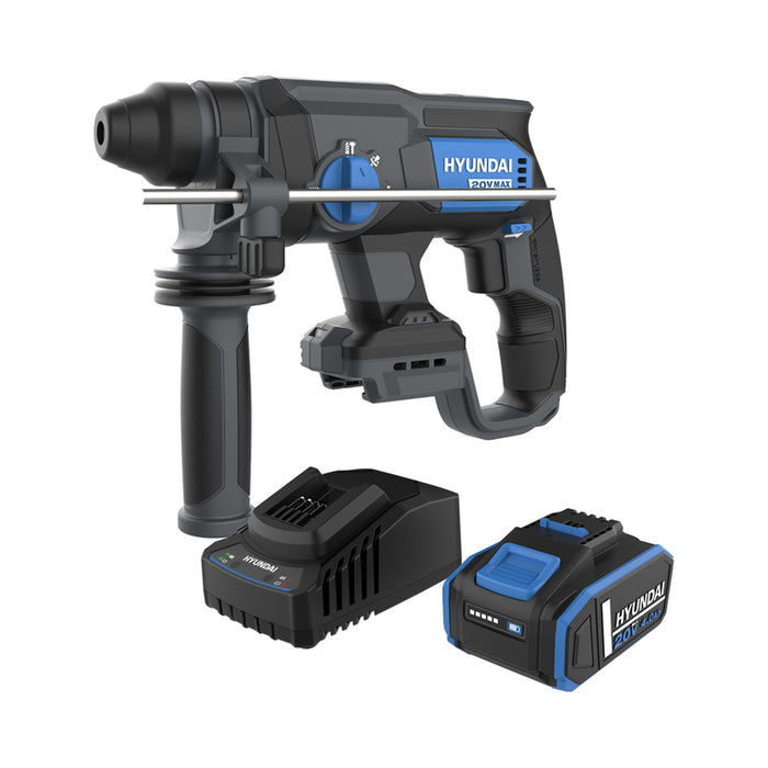 CORDLESS HAMMER HYUNDAI RH20X 20 V, 2.00 J, SDS PLUS, NUMBER OF BATTERIES 1, 4.00 Ah, CASE