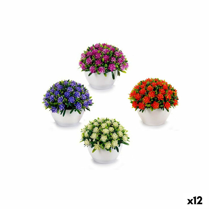 Decorative Flower Ibergarden Lilac Bunch 14 x 12 x 14 cm (12 Units)