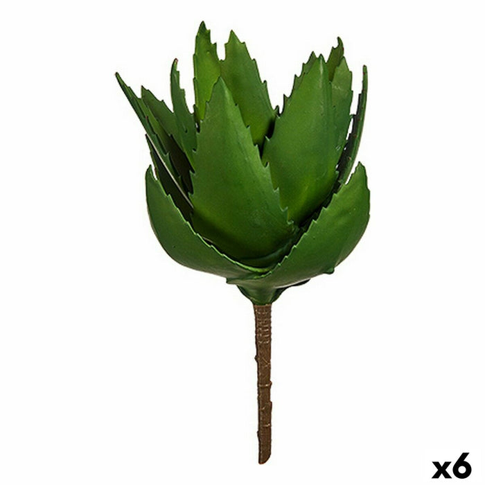 Decorative Plant Ibergarden Plastic Aloe Vera 13 x 24,5 x 14 cm (6 Units)